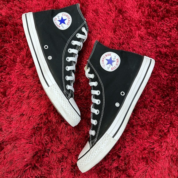 Converse Other - Converse Chuck Taylor All Stars Red Men’s 9 Women’s 11 Black High Top